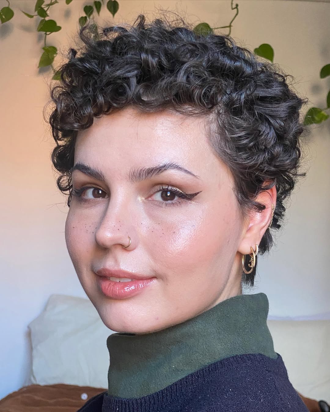 Short Curly Pixie with Accessories