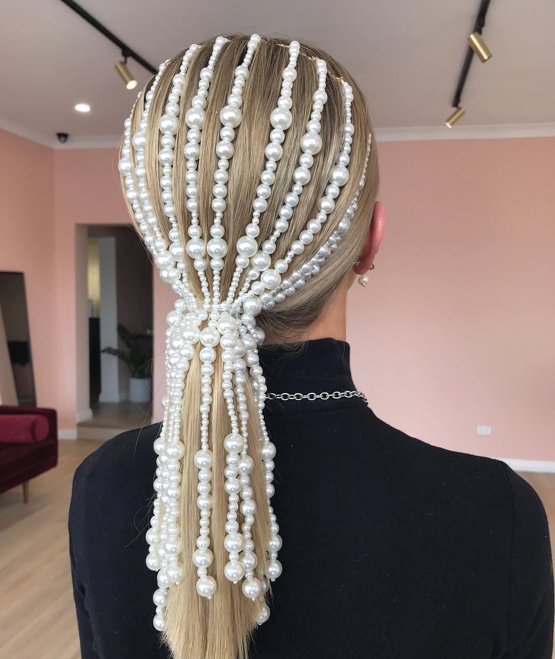 A Pearly Affair Ponytail