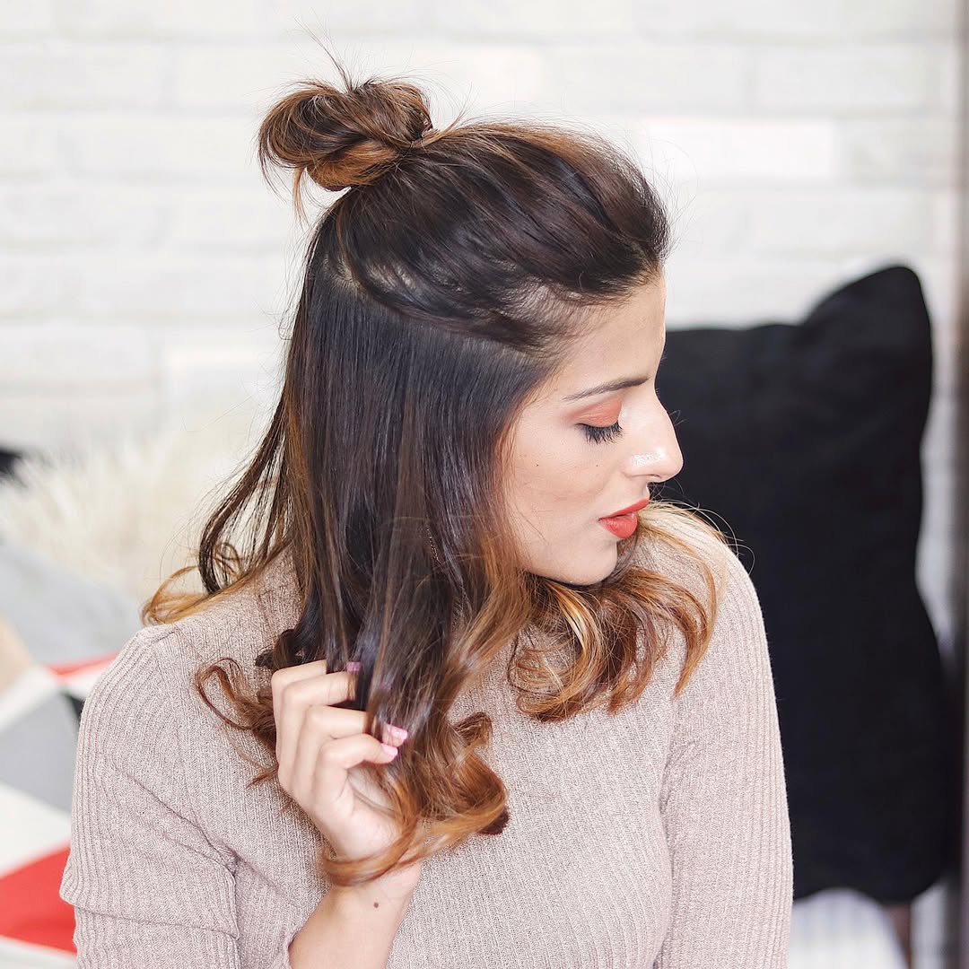 Half-Up Top Knot