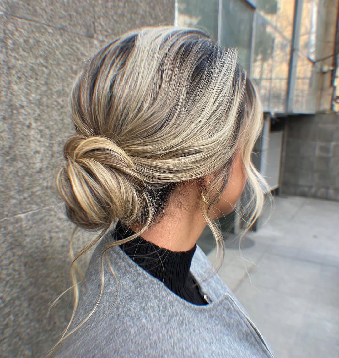 Messy Low Bun