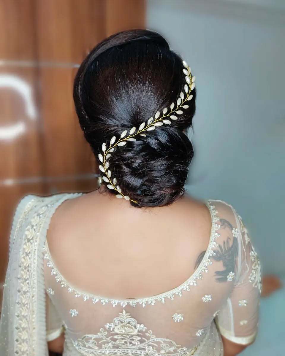 Sleek Crown with Soft Messy Bun