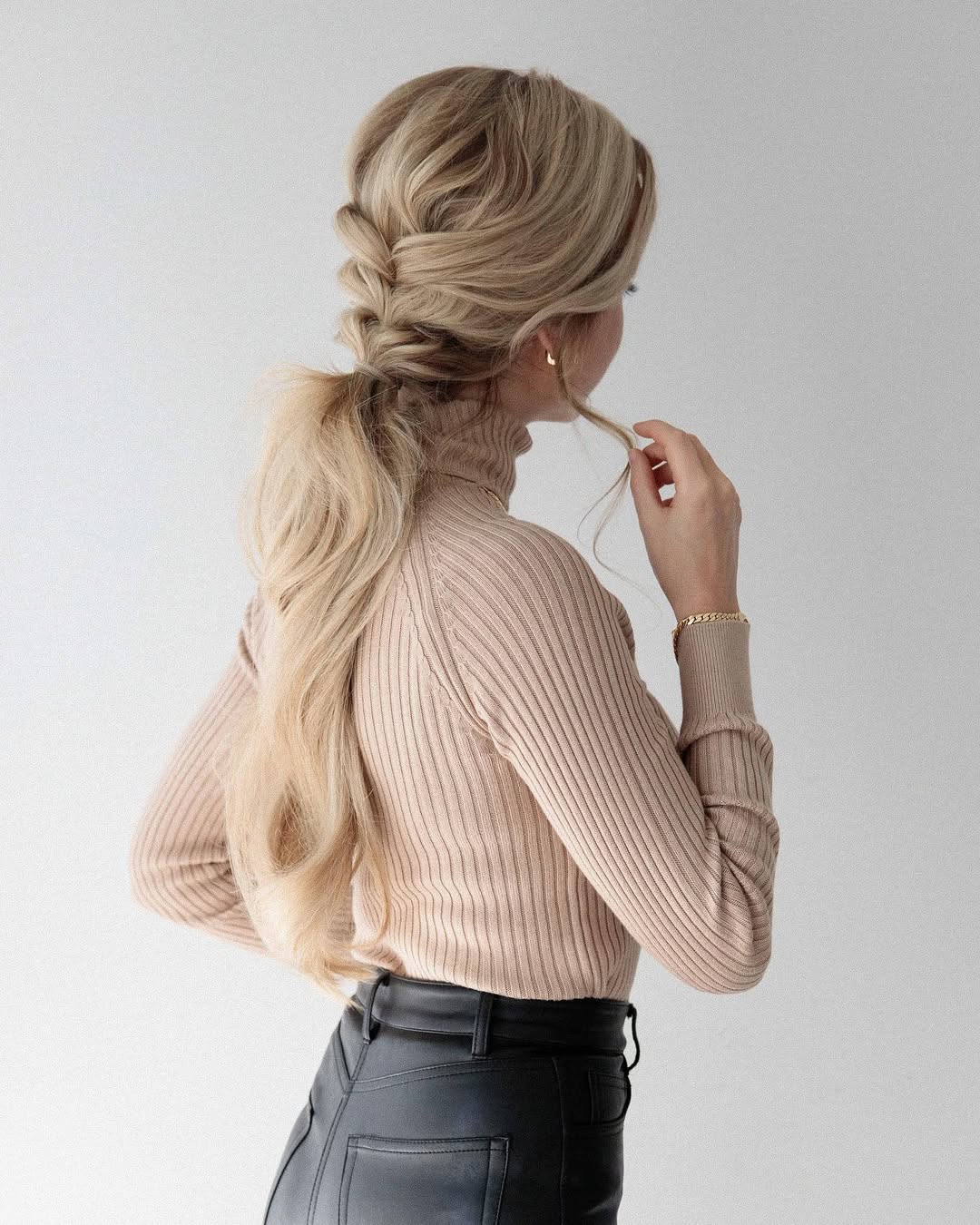 Triple Twists with a Low Ponytail