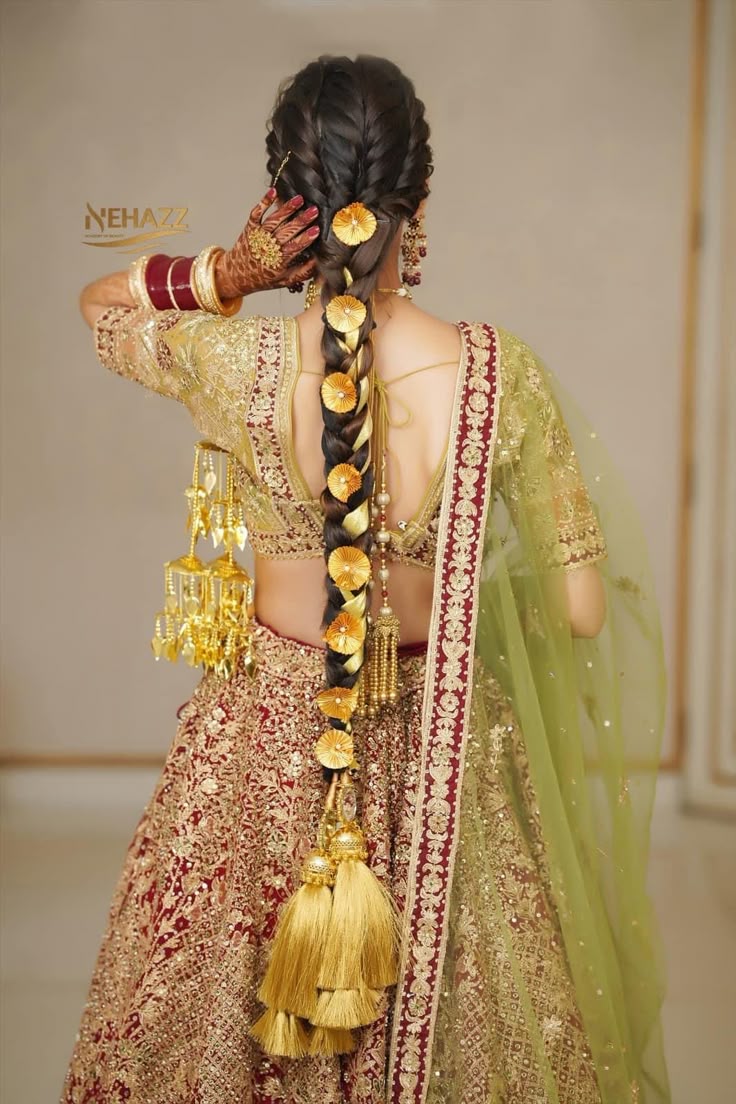 Messy Front Bun with Attached Paranda Braid