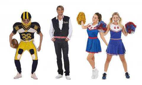 Cheerleaders & Football Jocks