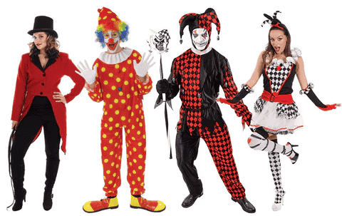Circus Performers Group Costume