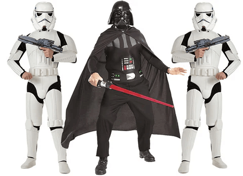 Darth Vader and his Stormtroopers