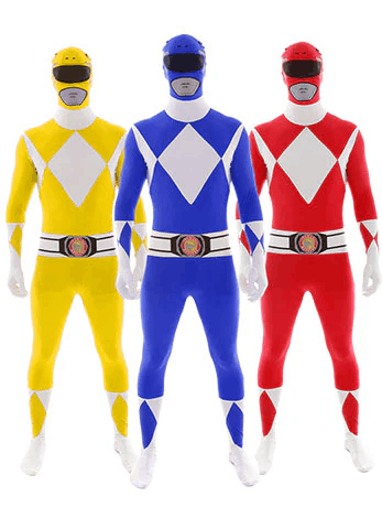 Power Rangers Group Costume Large