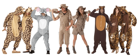animals and safari park rangers large
