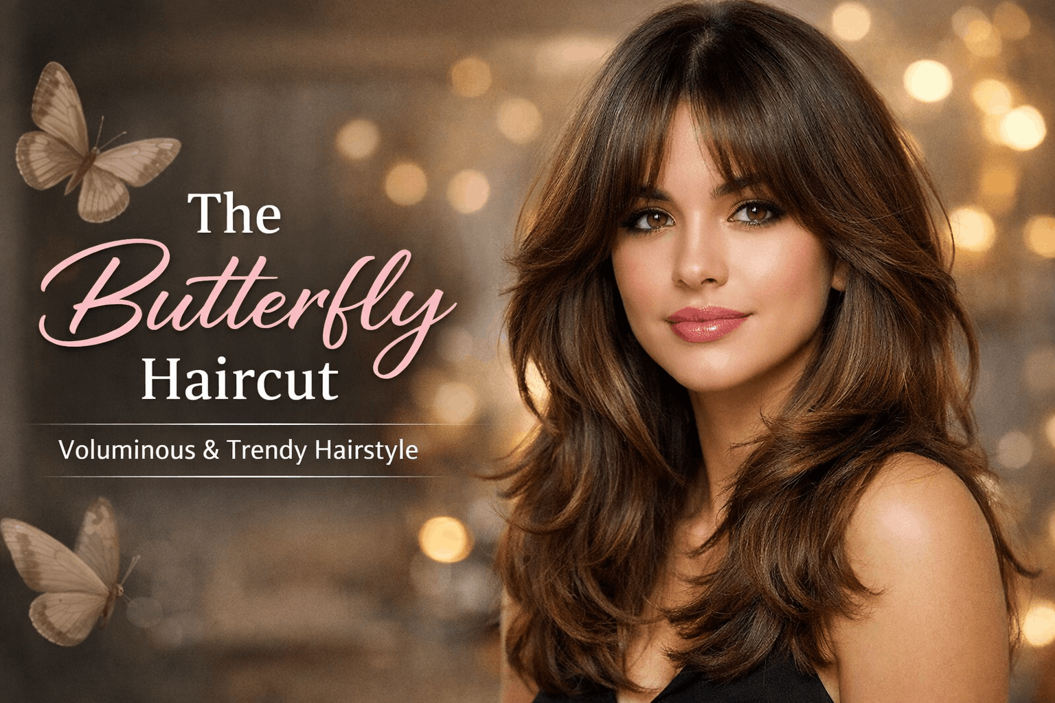 butterfly haircut straight hair