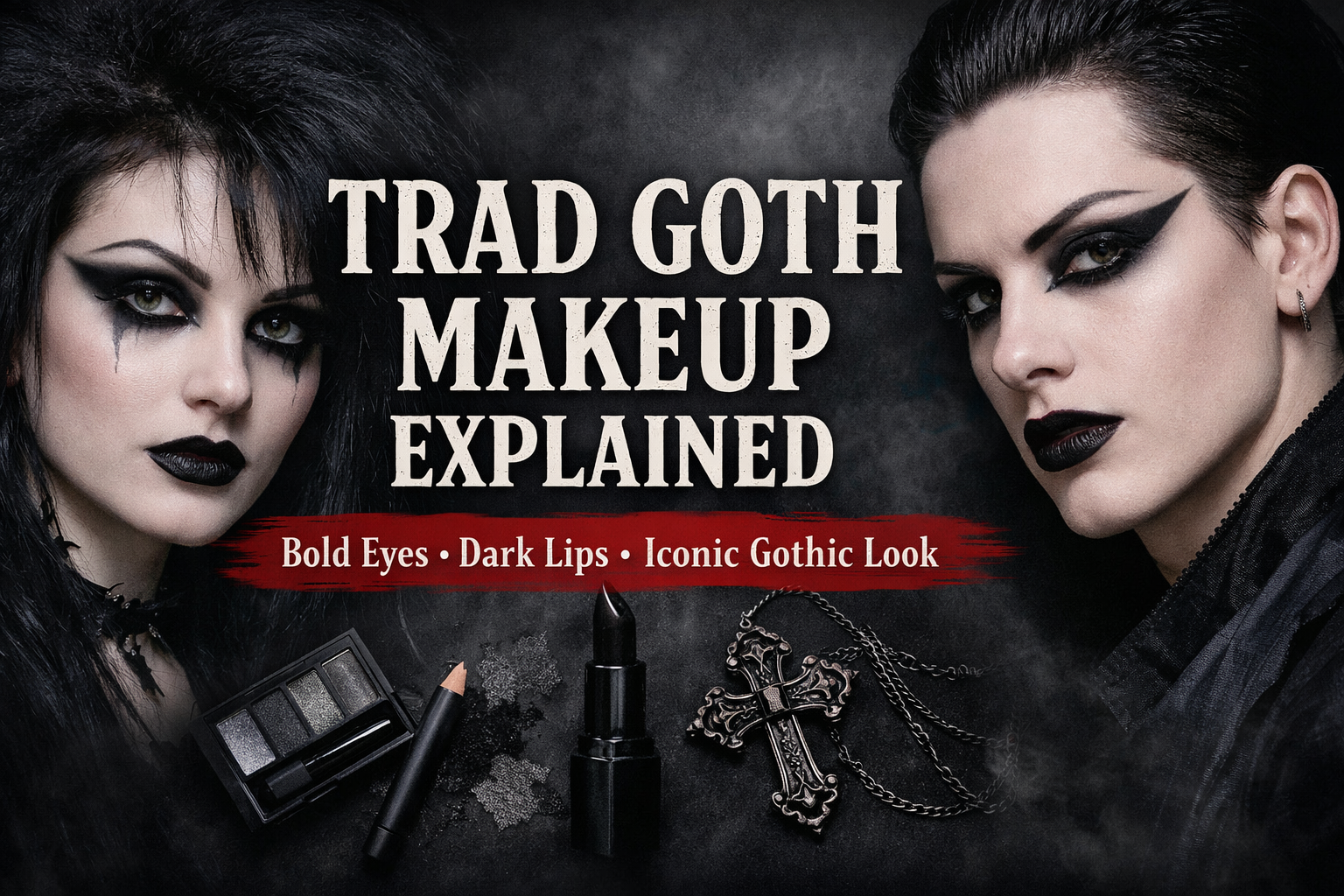 Trad Goth Makeup