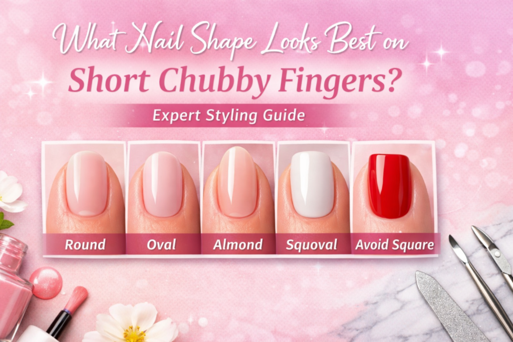 What Nail Shape Looks Best on Short Chubby Fingers