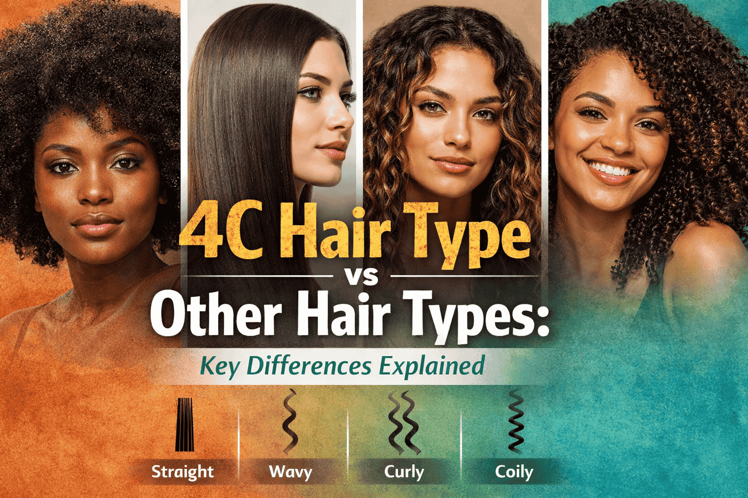 4C Hair Type vs Other Hair Types