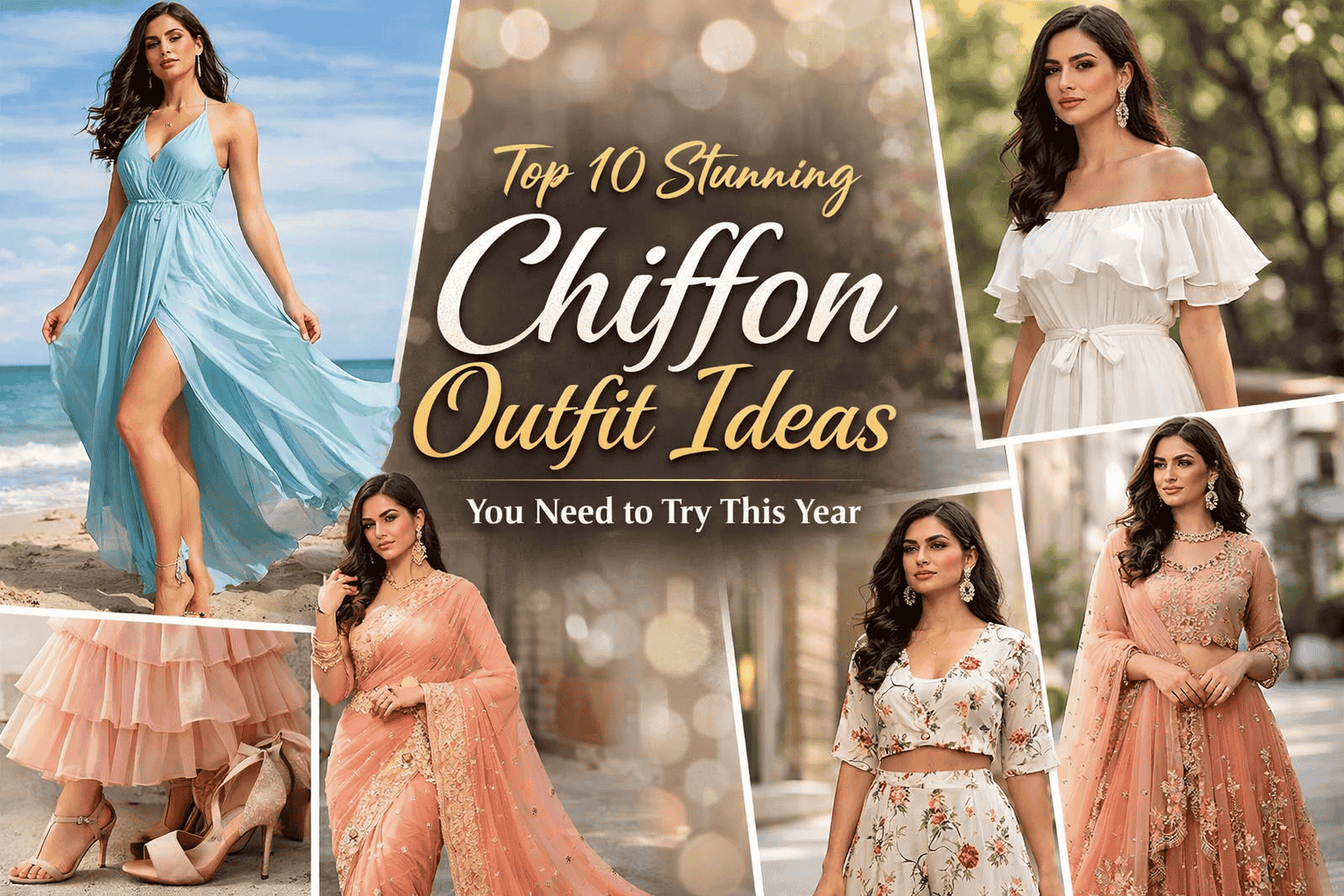 Chiffon Outfit Ideas