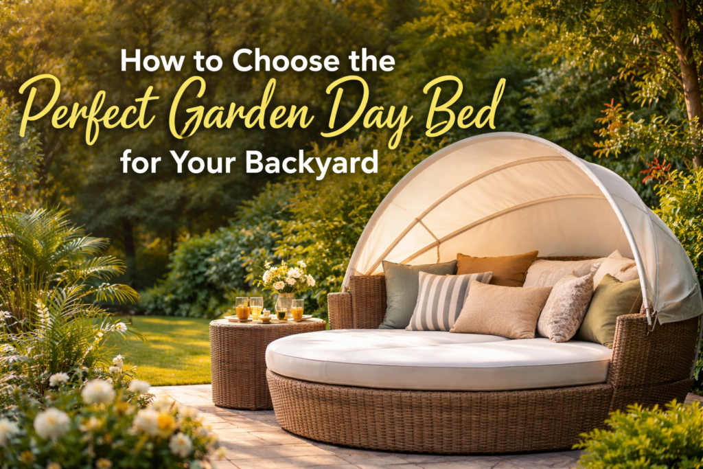 How to Choose the Perfect Garden Day Bed for Your Backyard