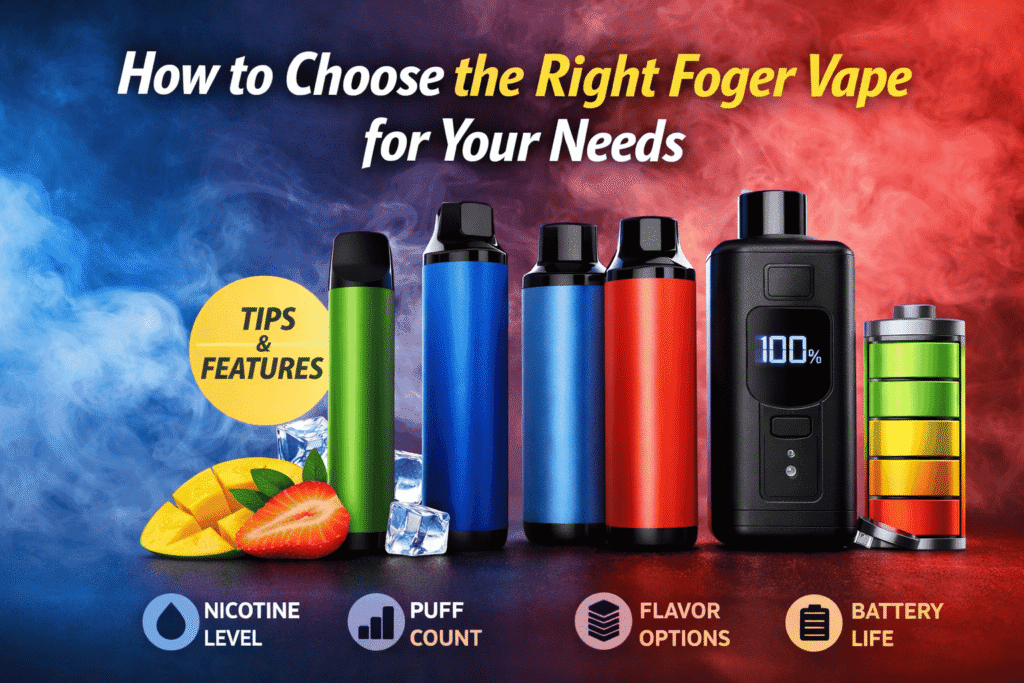 How to Choose the Right Foger Vape