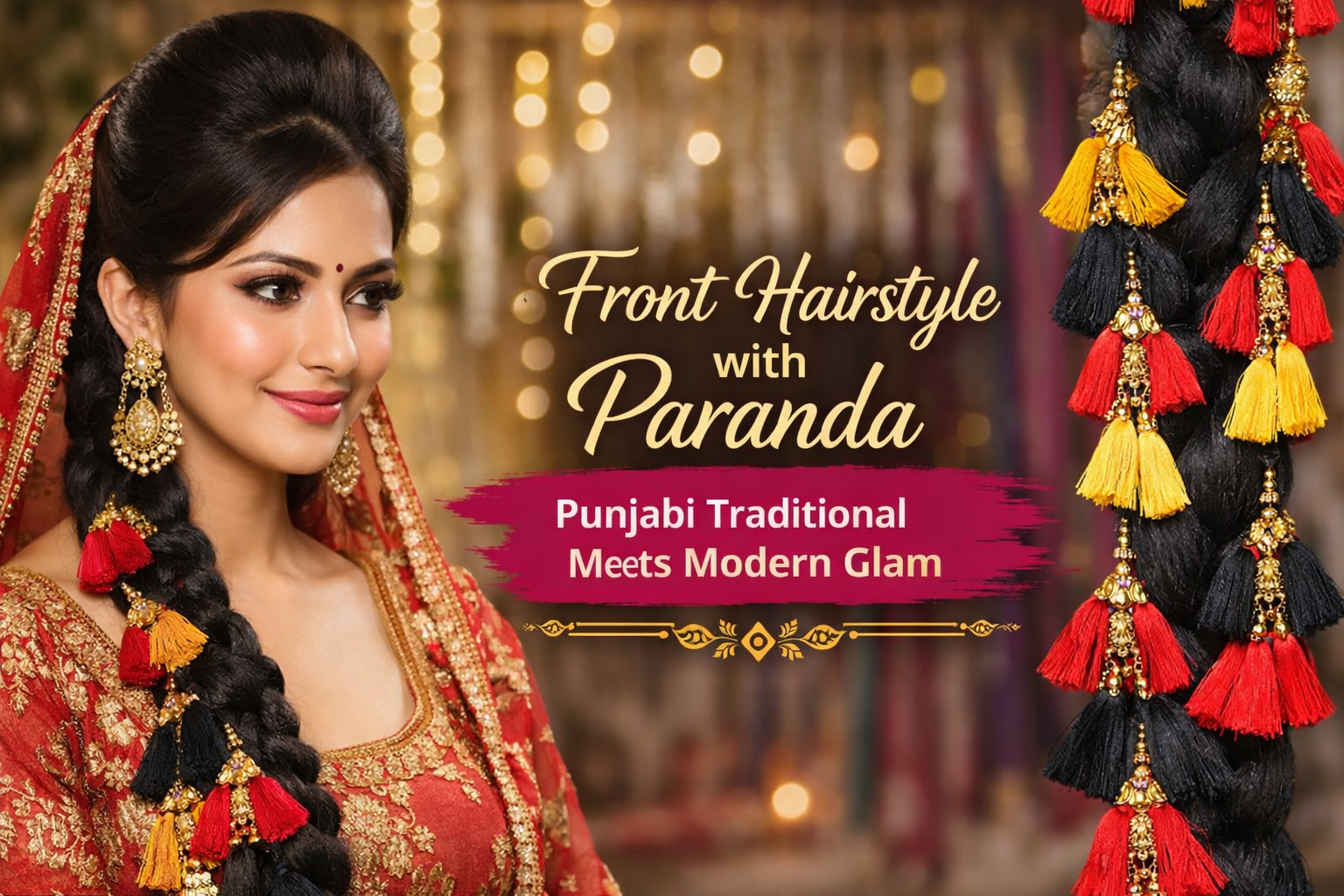 Front Hairstyle with Paranda