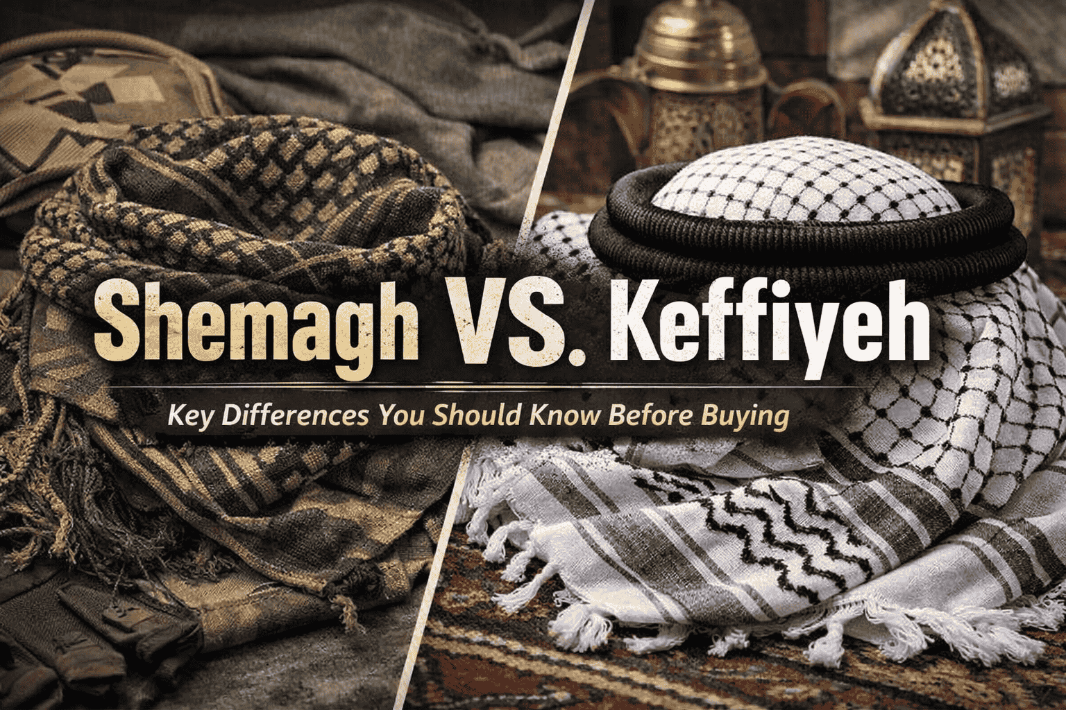 Shemagh vs. Keffiyeh