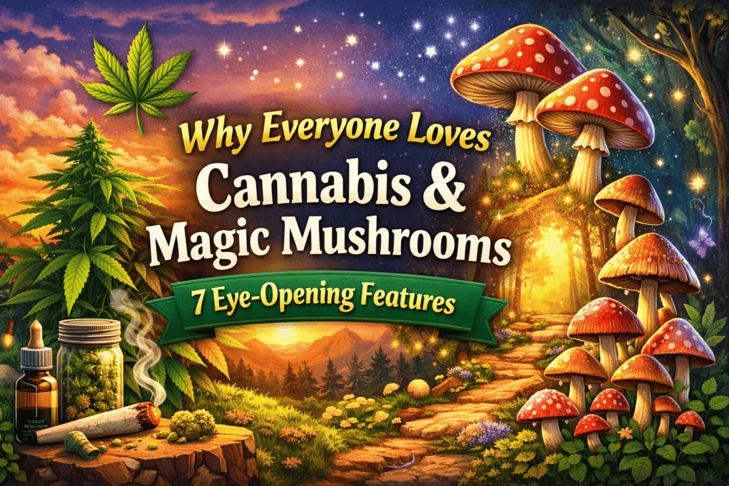 Why Everyone Loves Cannabis and Magic Mushrooms