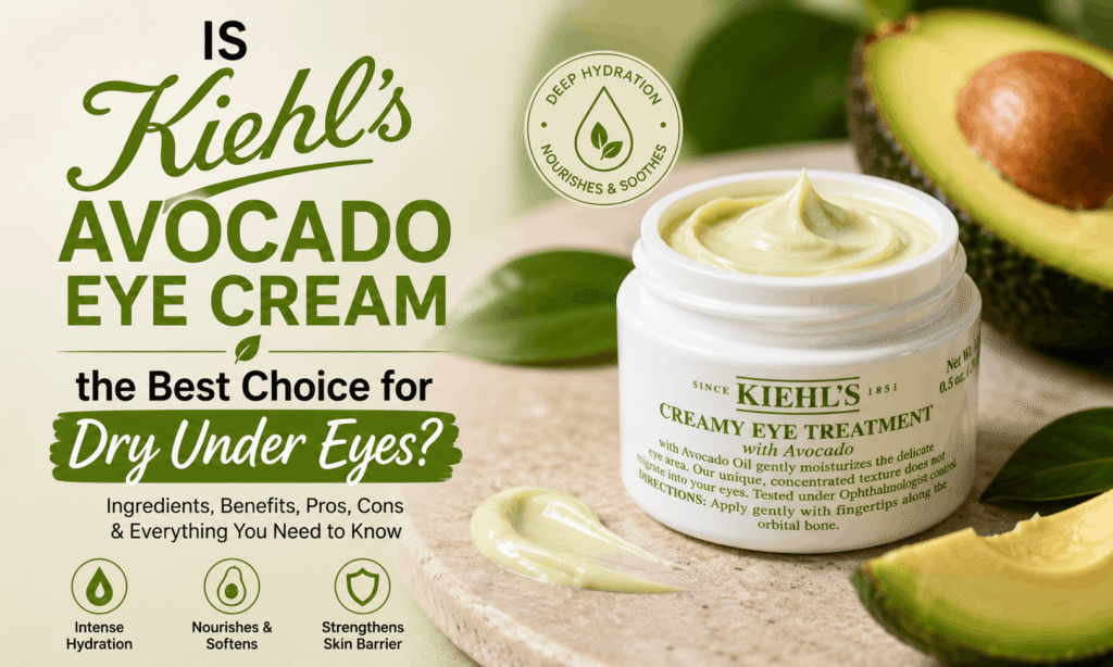 Is Kiehl's Avocado Eye Cream the Best Choice for Dry Under Eyes