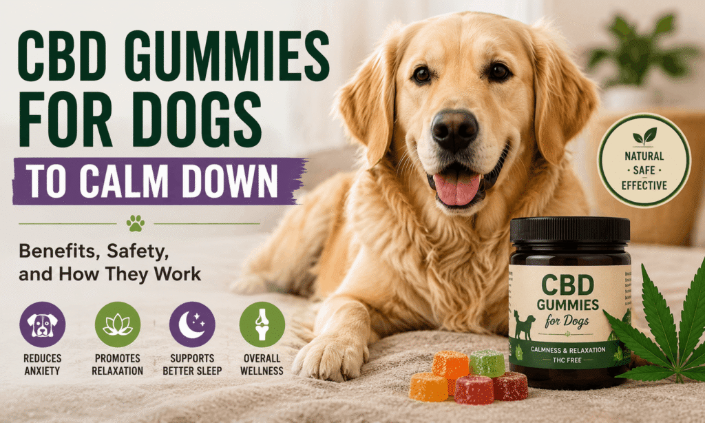 CBD Gummies for Dogs to Calm Down