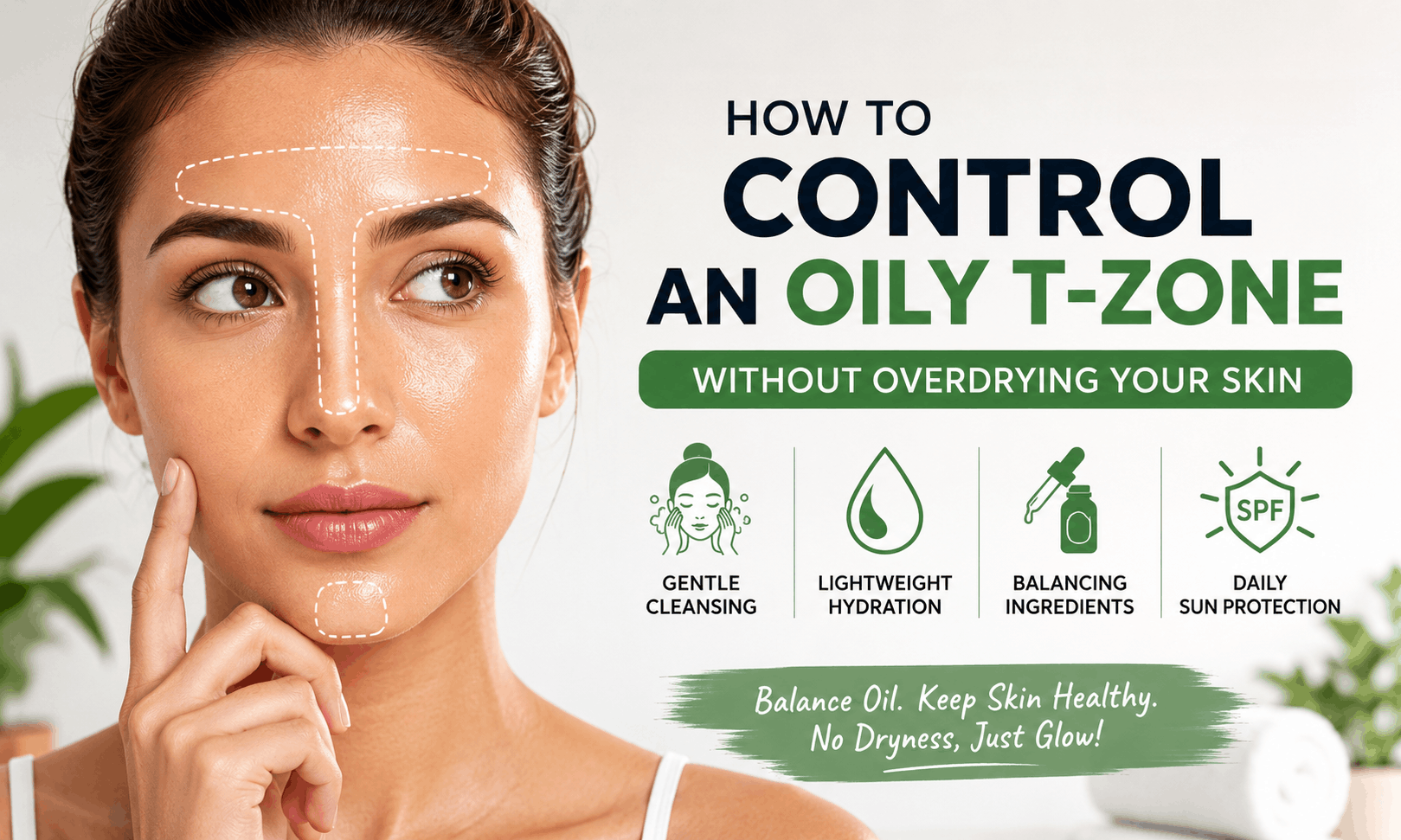 How to Control an Oily T-Zone Without Overdrying Your Skin
