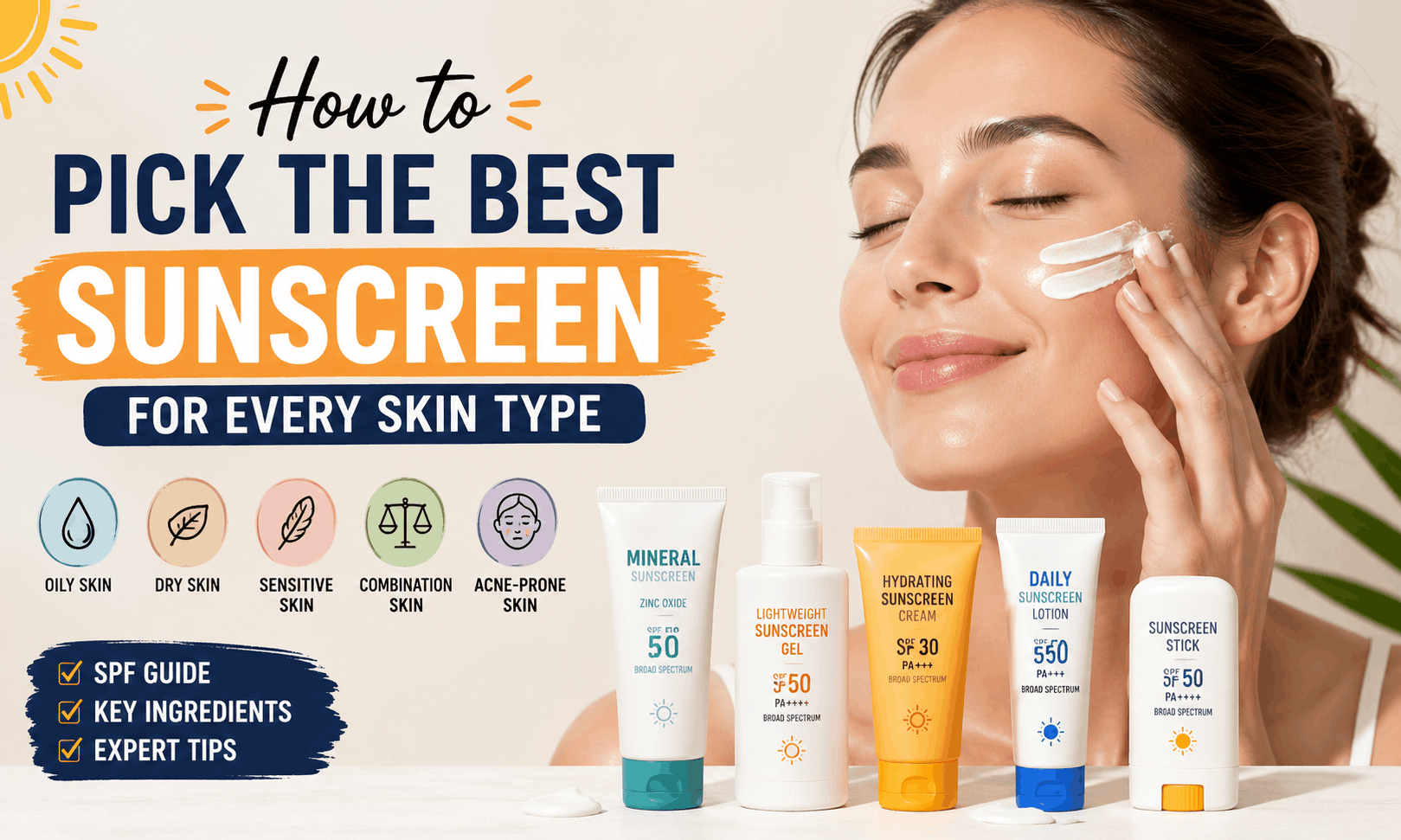 How to Pick the Best Sunscreen for Every Skin Type