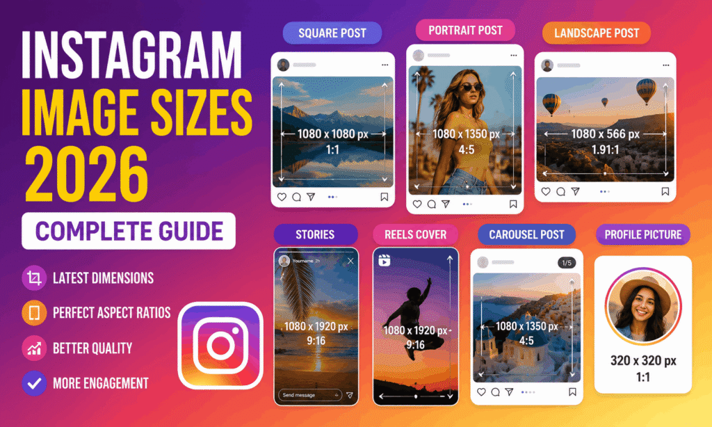 Instagram Image Sizes 2026