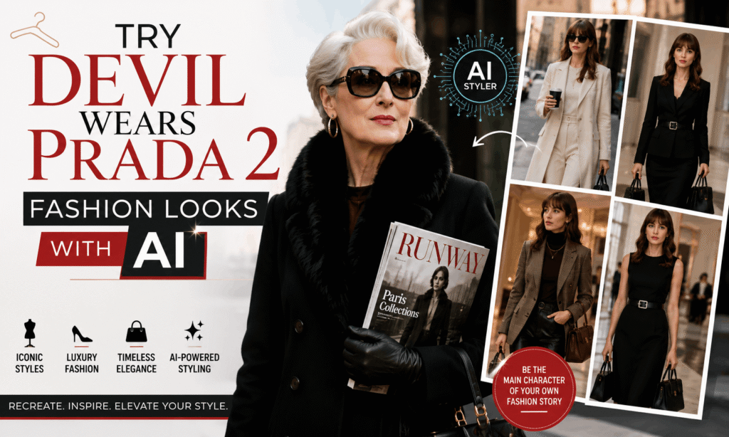 Try Devil Wears Prada 2 Fashion Looks with AI